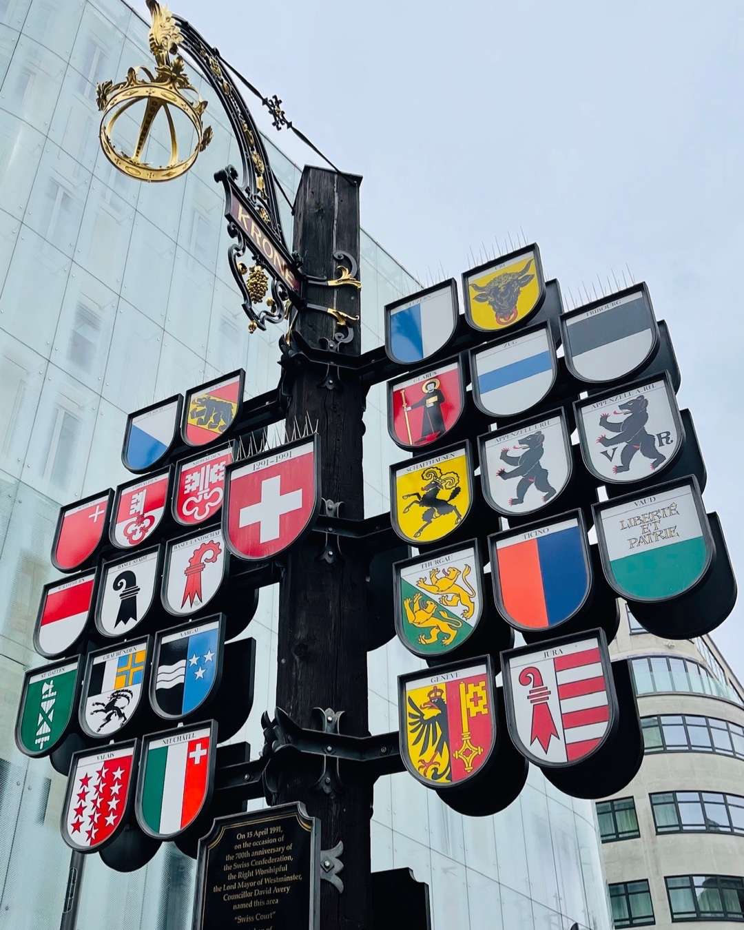 Colorful signs in Picadilly Square